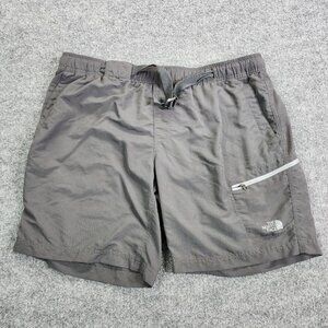 The North Face Shorts Mens XL Gray‎ Nylon Performance Hiking Mountains Cargo